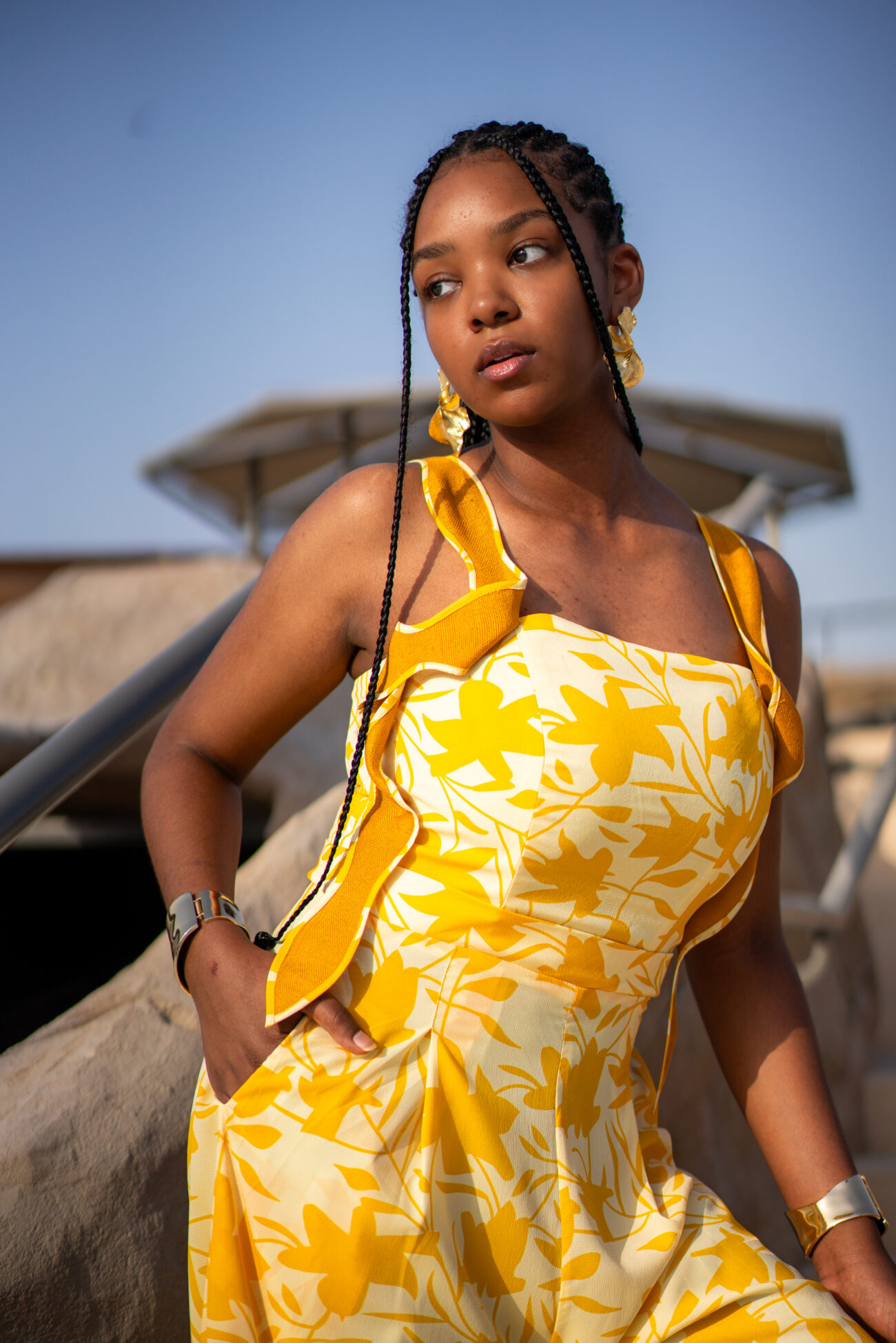 TORA JUMPSUIT (Yellow) - Image 4