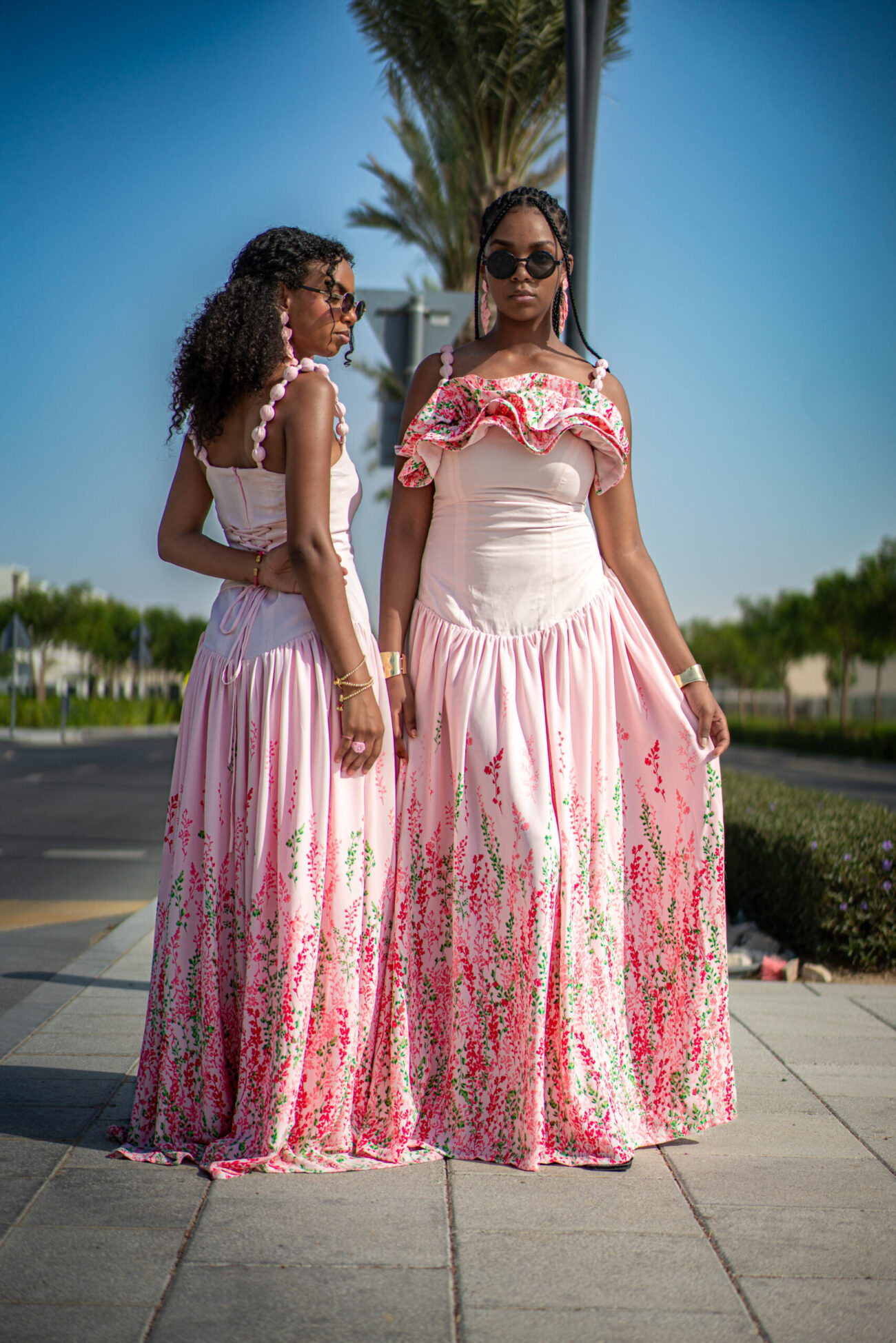 DORA DRESS (Flowery Pink) - Image 8