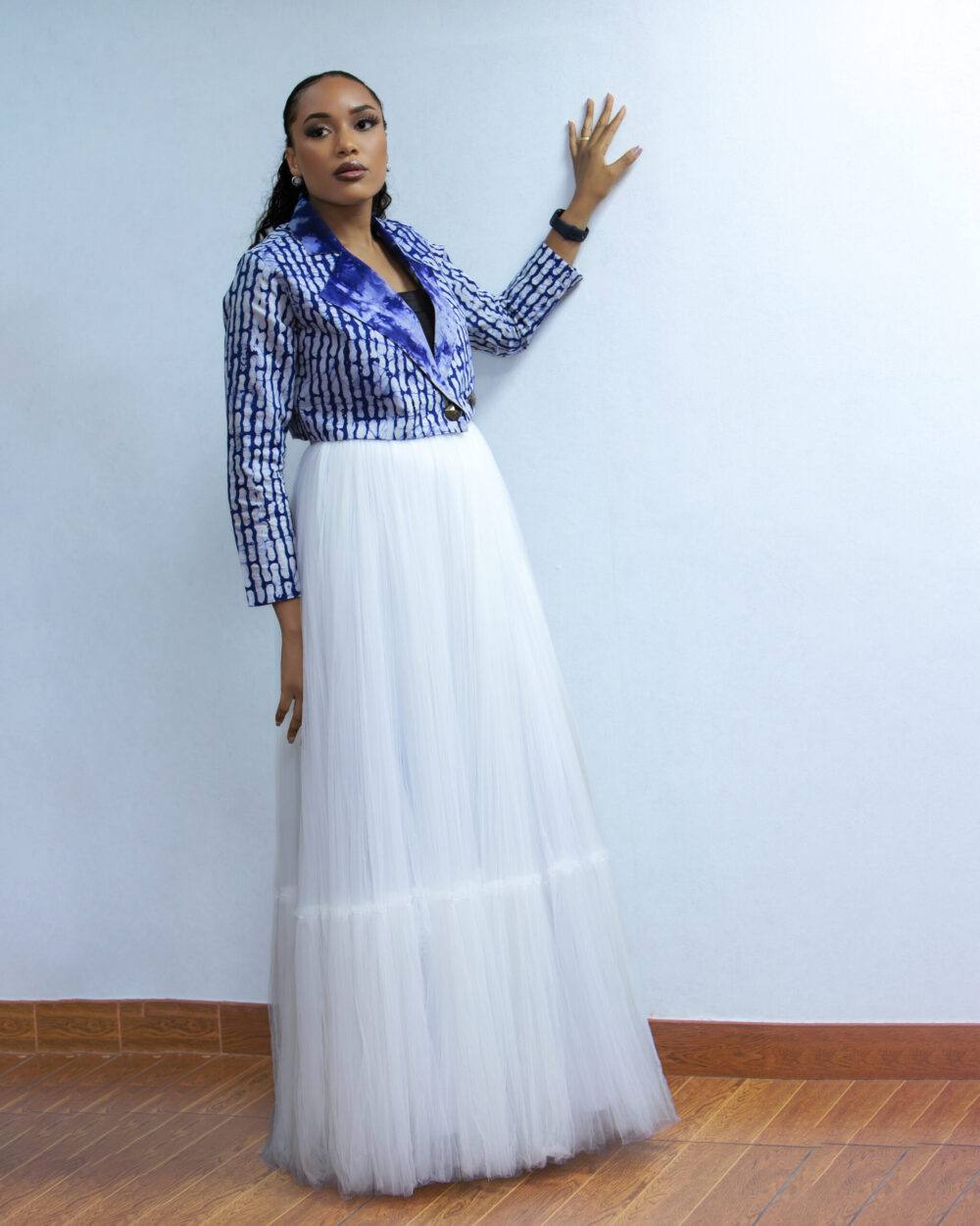 Mesh Ruffle Layered Skirt - Image 2