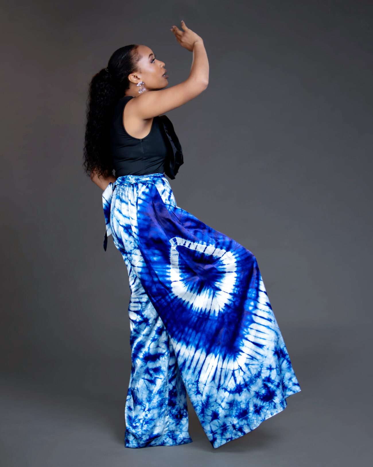 Adire Silk Pants - Image 2