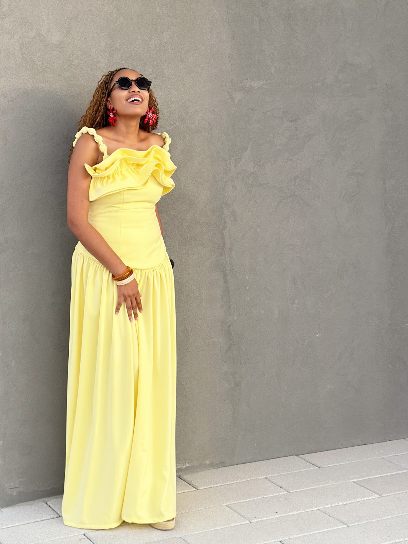 DORA DRESS (YELLOW) - Image 2
