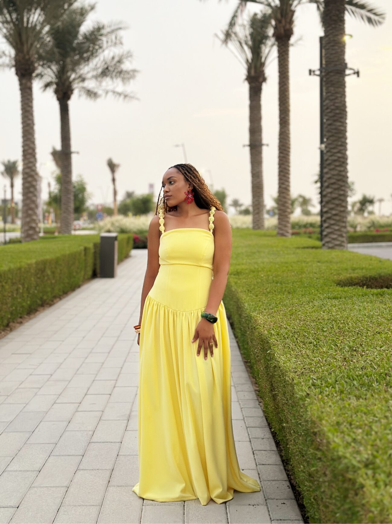 DORA DRESS (YELLOW) - Image 3